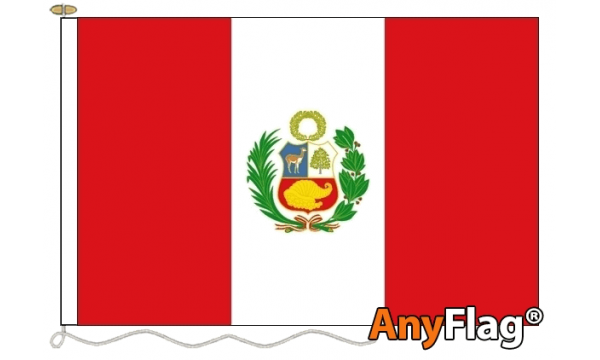 Peru Crest Custom Printed AnyFlag®